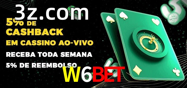 Promoções do cassino ao Vivo W6BET